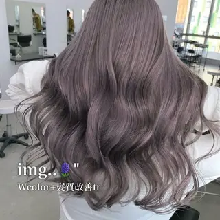ロング カラー トレンド🇰🇷韓国 スタイル🤍りんのヘアスタイル