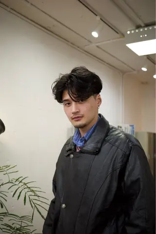 ショート パーマ メンズ @olbbwm MISAのヘアスタイル