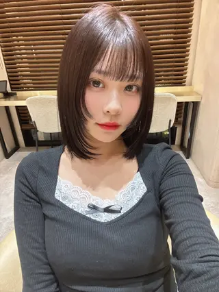 ショート レイヤー似合わせ 透明感カラーりきやのヘアスタイル