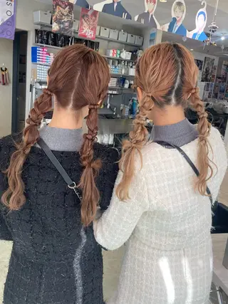 ロング 似合わせカット/ デザインカラー🦄のヘアスタイル
