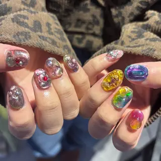 ネイル 栗田 ゆう子のネイルデザイン