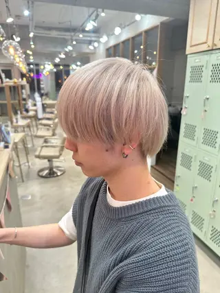 ロング ハイトーンレイヤー 顔まわりSOTAのヘアスタイル