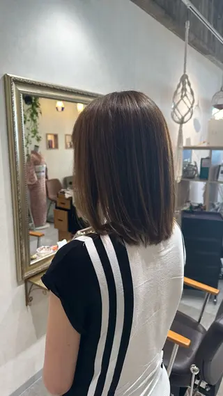 ミディアム REGO Hair &eye salonのヘアスタイル