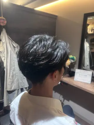 ミディアム ex-fa for men 早藤朋哉のヘアスタイル