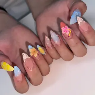 セミロング 🦋Nail Amo🦋のネイルデザイン