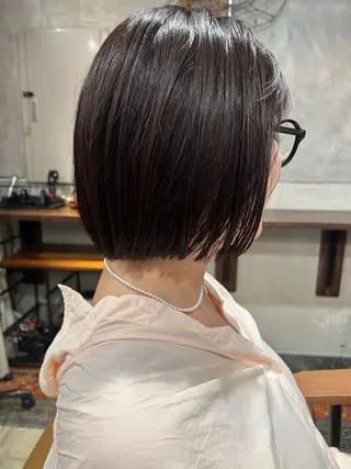 ショート カラー ayane⭐️ボブ・ ショート・パーマのヘアスタイル