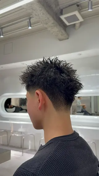 ショート メンズ メンズ特化/フェード /パーマ/渋谷/千尋のヘアスタイル