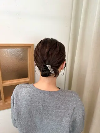 ショート ヘアアレンジ 褒められヘアメイク /‎ボブ女子🐶みおのヘアスタイル