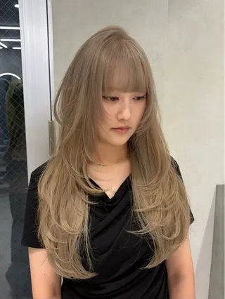 ロング Yuta✂︎ 韓国レイヤー🪽のヘアスタイル