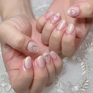 ミディアム カラー パーマ ヘアアレンジ メンズ キッズ ネイル マツエク・マツパ アイブロウ Salon Ｋのネイルデザイン