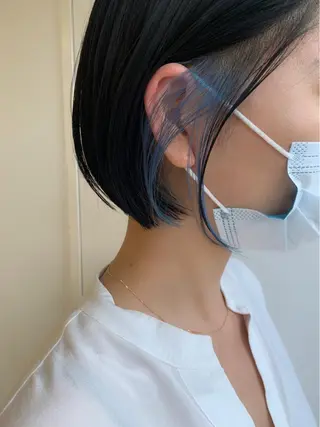 ショート 💜ショート💜 ウルフ、ボブ二色亜美のヘアスタイル