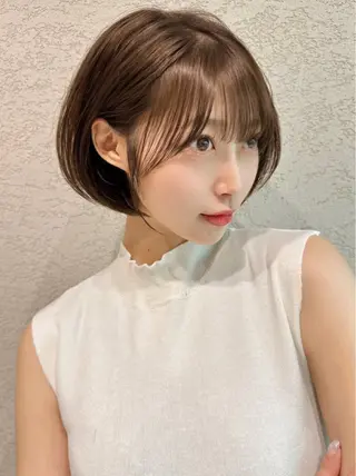 ショート カラー 美髪縮毛矯正✨🫧 レイヤー川村利幸のヘアスタイル
