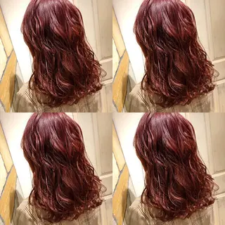セミロング カラー レイヤー×艶髪特化 マネージャー安藤光司のヘアスタイル