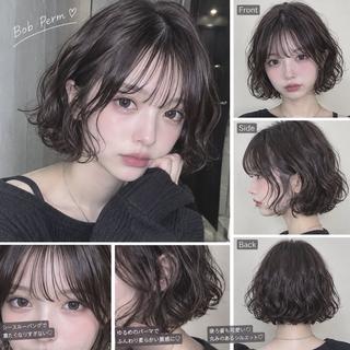 パーマ 🩵Lutia新宿 ヒイラギ🩵のヘアスタイル