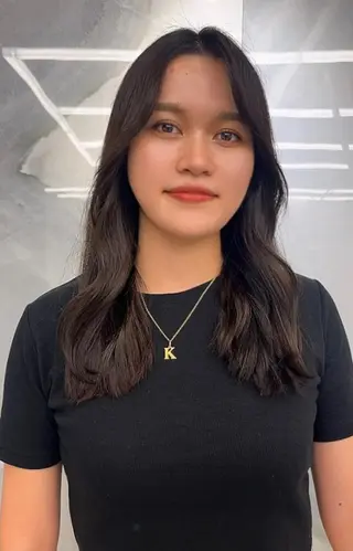 ロング カラー 髪質改善 永田零亜のヘアスタイル