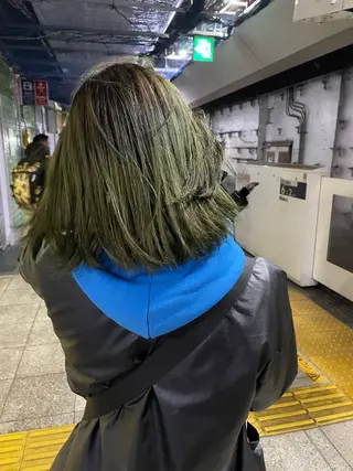 カラー 大山 怜菜のヘアスタイル