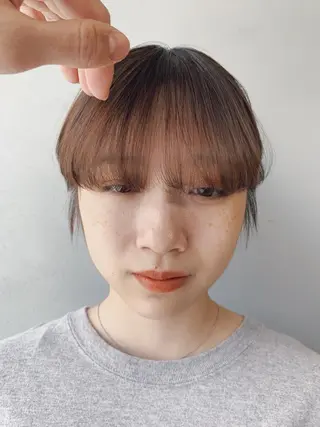ショート カラー ボブパーマコテ巻き風 パーマNo1深江秀平のヘアスタイル
