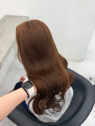 ロング カラー ヘアアレンジ 透明感カラー🎀艶髪 Anju/渋谷🎀のヘアスタイル