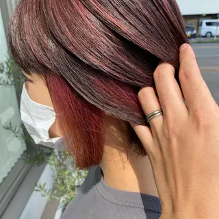ショート カラー 渡辺　亮/髪質改善 レイヤーカットのヘアスタイル