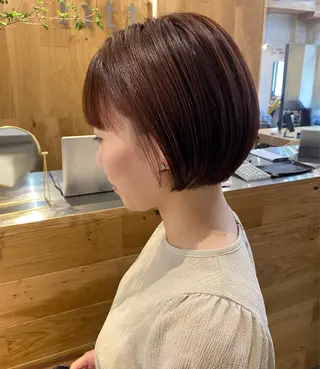 ショート カラー マンツーマン 美容師💚コウブチのヘアスタイル