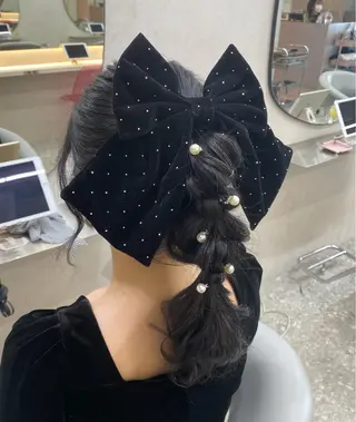 ロング ヘアアレンジ レイヤー/顔周り/ 透明感カラー/ななのヘアスタイル