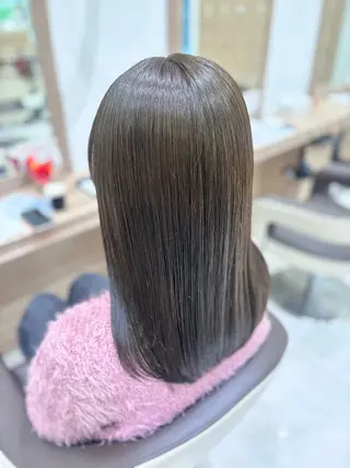 ロング カラー 🐈‍⬛SARA🎀 縮毛矯正のヘアスタイル