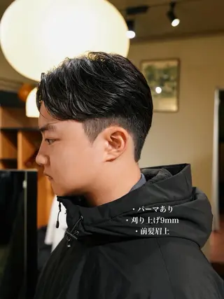 メンズ メンズパーマ いしだ りょうのヘアスタイル