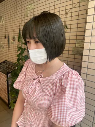 ショート 🤍髪質改善/酸熱× 艶カラー🤍🫧リサのヘアスタイル
