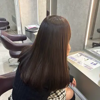ミディアム カラー 浦川 まどかのヘアスタイル