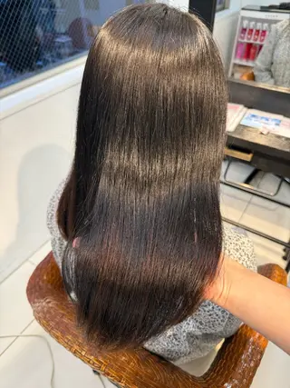 セミロング たかしな けいなのヘアスタイル