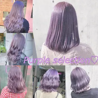 ミディアム カラー ヘアアレンジ 💕ブリーチ/ヘアメ 🎀YUUKAのその他イメージ