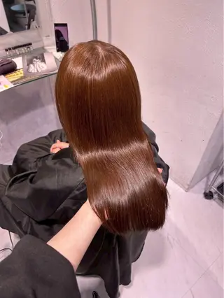 ロング 韓国ワンホン透明感 カラー✨🖤ここあのヘアスタイル