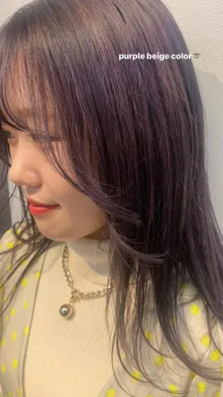 ロング カラー RISAKO レイヤーカット🎀のヘアスタイル