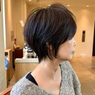 ショート カラー お悩み解決ショート/ 似合わせカット/といのヘアスタイル