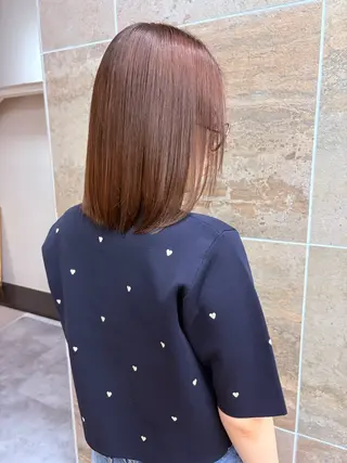 ミディアム カラー パーマ 《柔らかhair𓍯 》木村美姫のヘアスタイル