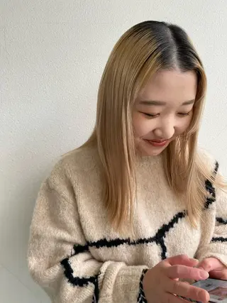 ロング LUVISM新潟🎀 透明感カラー/ミユのヘアスタイル