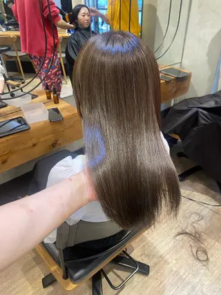 セミロング 新宿/顔周りカット +レイヤー=しずく♩のヘアスタイル