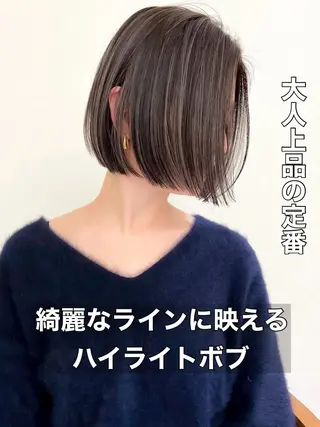 ショート カラー 桜木町駅徒歩5分 ハイライト横浜No1のヘアスタイル