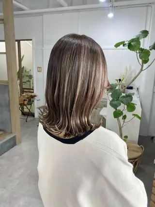 ミディアム カラー ヘアアレンジ ひなの .のその他イメージ