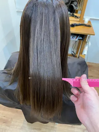 ロング 髪質改善&縮毛矯正 カット/soyaのヘアスタイル