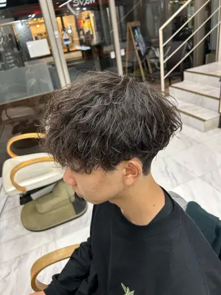 ショート パーマ メンズ メンズパーマ 💈後閑和真💈のヘアスタイル