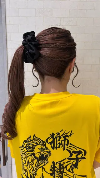 ヘアアレンジ 新開 羽音のヘアスタイル
