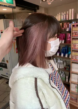 ミディアム カラー 矢野 晃平のヘアスタイル