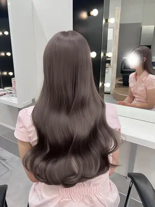 ロング しゅういち/赤み消し カラー特化のヘアスタイル