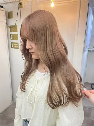ロング 原宿/ダブルカラー/ ブリーチ🎀れいなのヘアスタイル