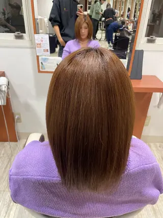 ミディアム 大前 吏央のヘアスタイル