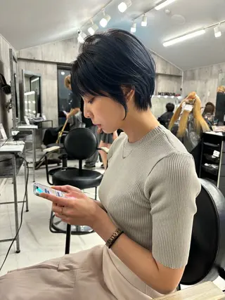 ショート カラー 似合わせヘア💎 Ÿutóのヘアスタイル