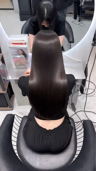 ロング ワンホンヘア🇨🇳 髪質改善/itaruのヘアスタイル