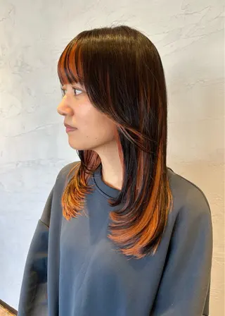 カラー 鈴木 瑠花のヘアスタイル
