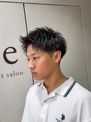 ショート メンズ loe博多 五十嵐弘雄のヘアスタイル